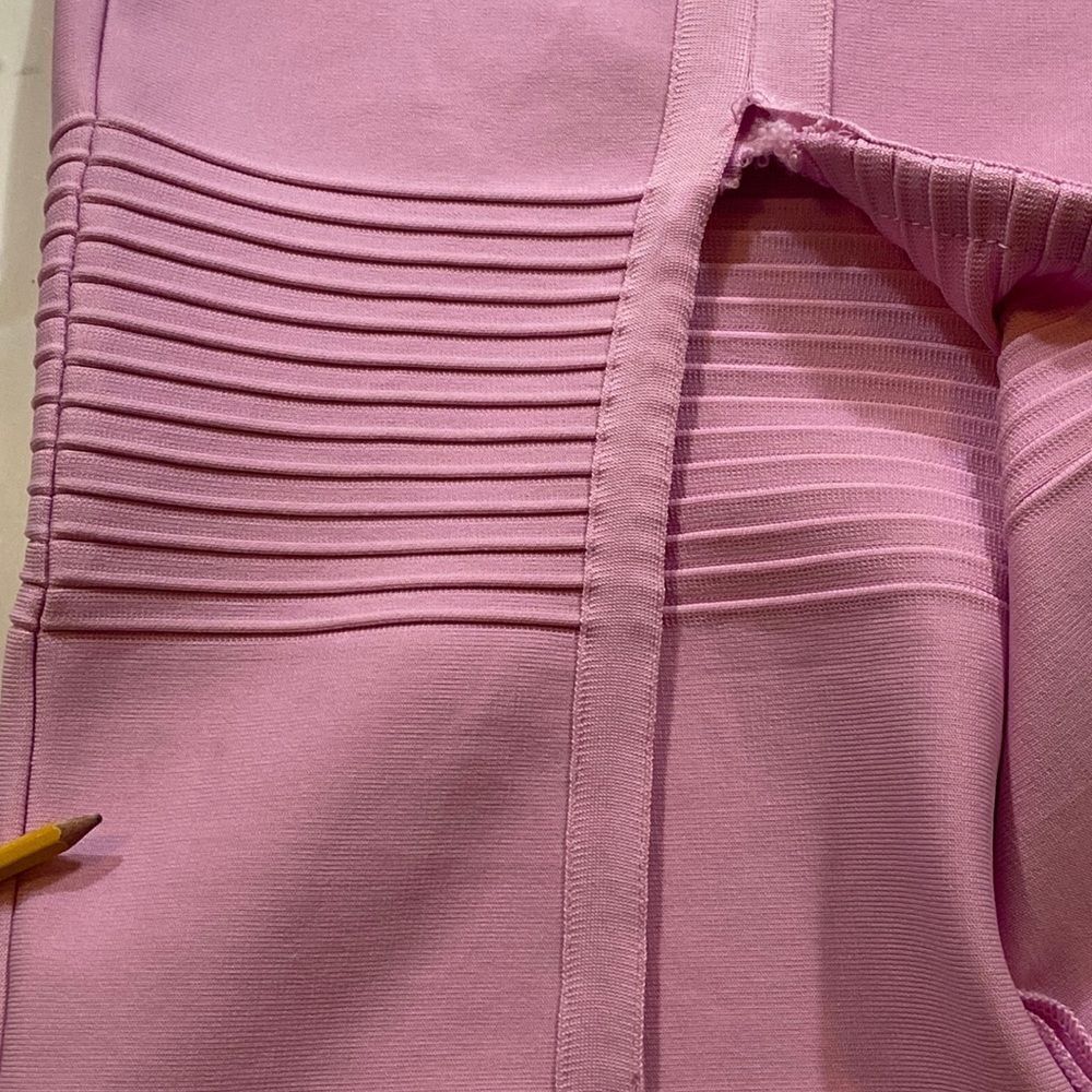 Super Stretch Women Pale Pink Color Dress Size XS - Picture 15 of 16